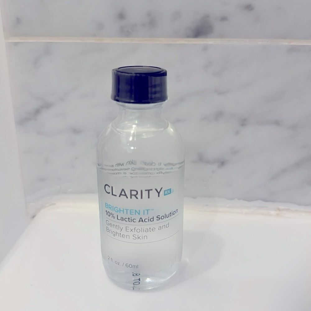 NWT- ClarityRx Brighten It 10% Lactic Acid Solution 2 Fl OZ